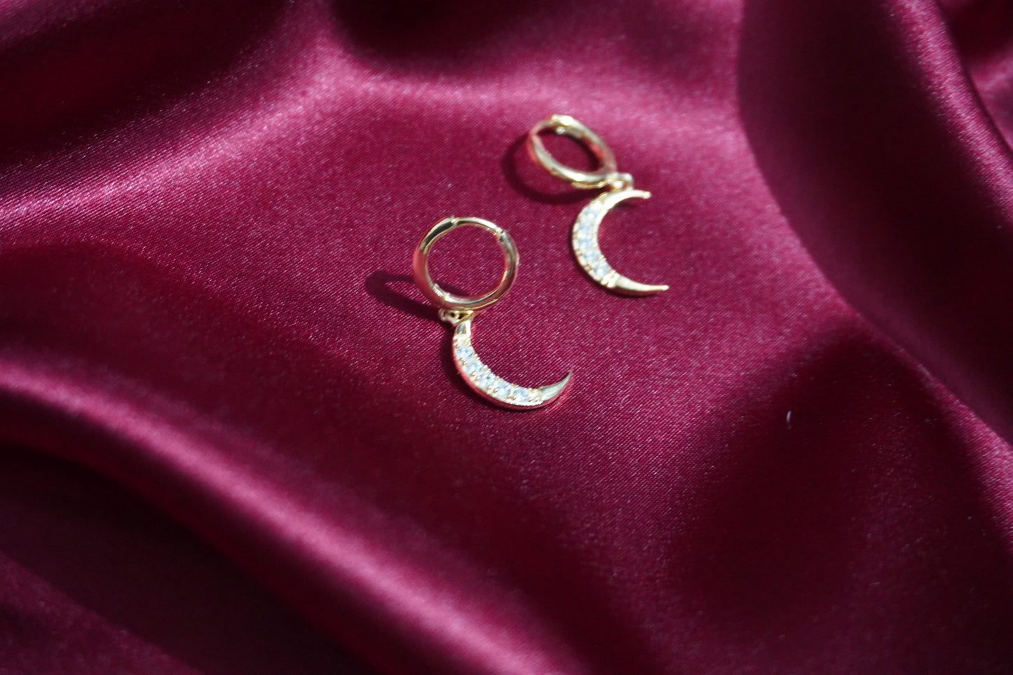 The Luminous Moon Earrings.