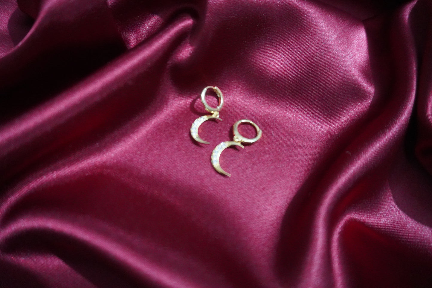 The Luminous Moon Earrings.