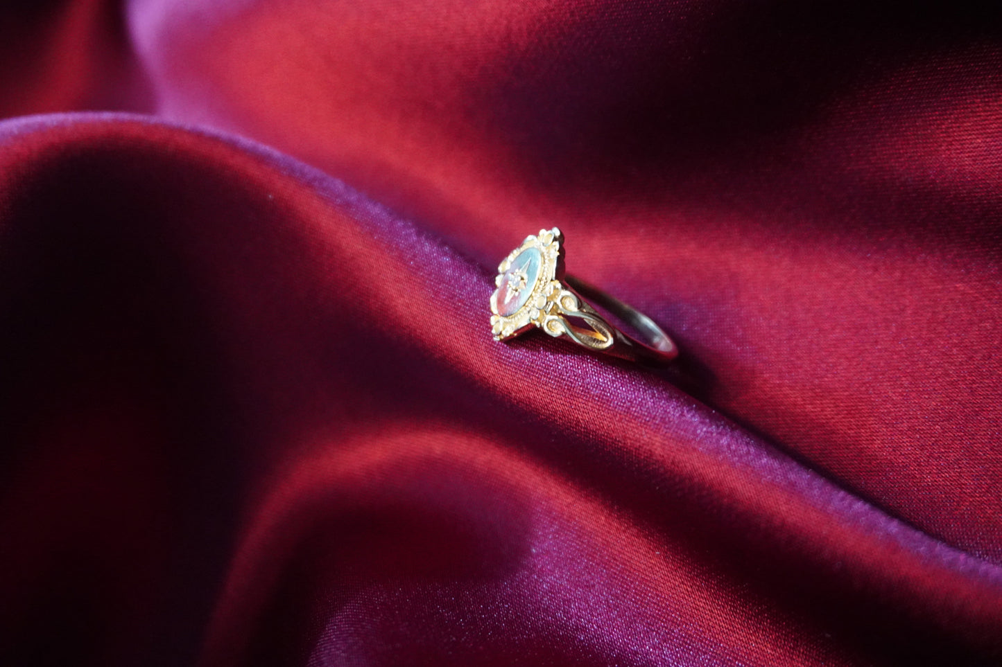 Star Studded Baroque Ring